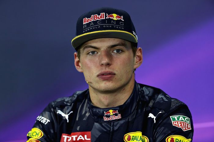 Max Verstappen, Red Bull Racing en la Conferencia de prensa FIA