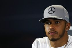 Lewis Hamilton, Mercedes AMG F1 in the FIA Press Conference