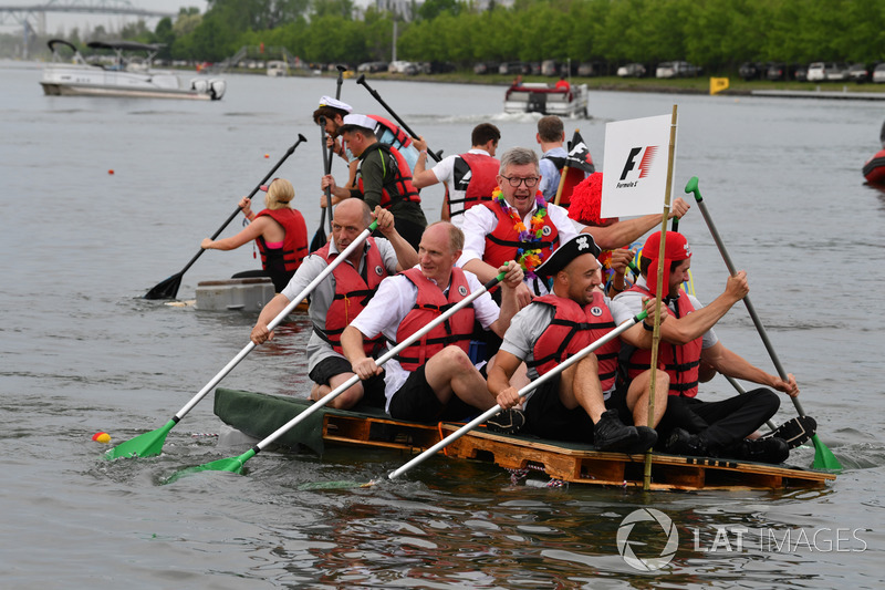 Renacimiento de la tradición de las carreras de rafting en el Gran Premio de Canadá
