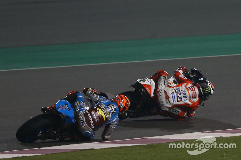 Jorge Lorenzo, Ducati Team; Tito Rabat, Estrella Galicia 0,0 Marc VDS