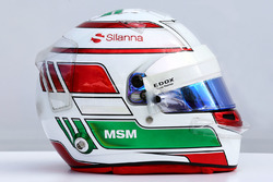 Il casco di Antonio Giovinazzi, Sauber