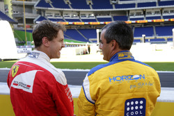 Sebastian Vettel and Juan Pablo Montoya