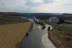 Trabajo de repavimentación en el Hungaroring