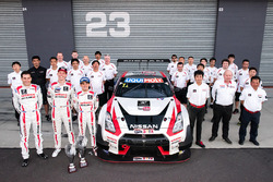 Second place Rick Kelly, Katsumasa Chiyo, Florian Strauss, Nissan Motorsports
