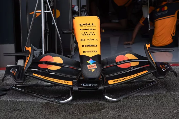 McLaren front wing detail