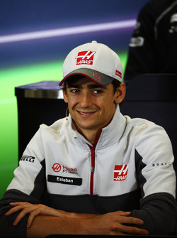 Esteban Gutierrez, Haas F1 Team in the FIA Press Conference