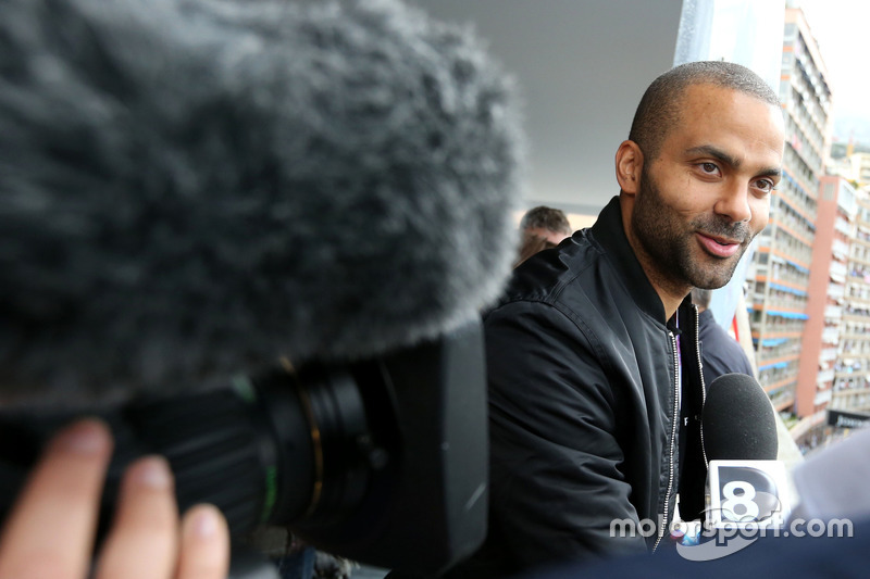 Tony Parker, guest of Renault Sport F1 Team