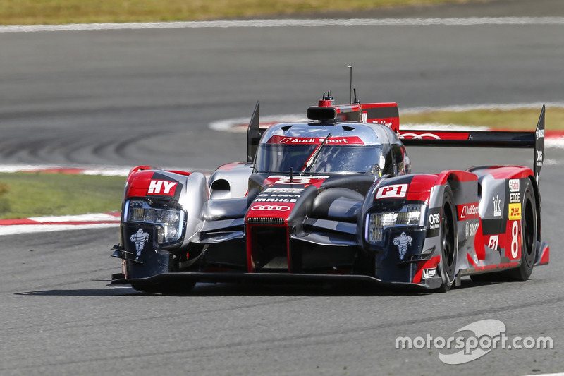 #8 Audi Sport Team Joest, Audi R18 e-tron quattro: Lucas di Grassi, Loic Duval, Oliver Jarvis