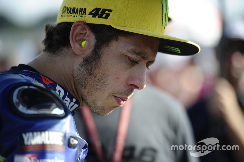 Na pista, o italiano precisava tirar uma diferença de 52 pontos para Márc Marquez.