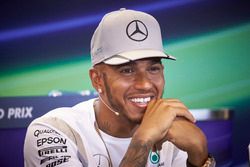 Lewis Hamilton, Mercedes AMG F1 bei der FIA Pressekonferenz