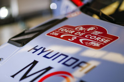 Détail de la voiture de Thierry Neuville, Nicolas Gilsoul, Hyundai i20 WRC, Hyundai Motorsport