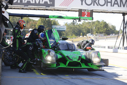 #2 Tequila Patrón ESM Ligier JS P2: Scott Sharp, Johannes van Overbeek, Luis Felipe Derani, pit stop
