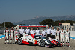 The 2016 Toyota TS050 Hybrid with Alexander Wurz, Anthony Davidson, Sébastien Buemi, Kazuki Nakajima