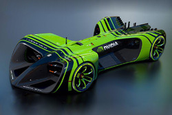 Roborace avec la livrée NVIDIA