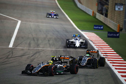 Sergio Perez, Sahara Force India F1 VJM09 und Nico Hülkenberg, Sahara Force India F1 VJM09
