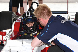 Joel Miller testing the new Tatuus USF-17