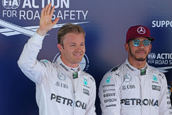 Lewis Hamilton, Mercedes AMG F1 Team and Nico Rosberg, Mercedes AMG F1 Team