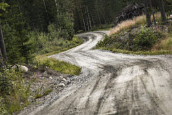 Les fameuses routes du Rallye de Finlande