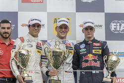 Podium, Lance Stroll Prema Powerteam Dallara F312 - Mercedes-Benz, Maximilian Günther Prema Powertea