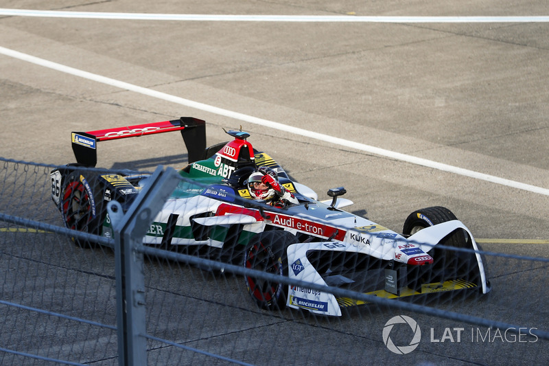 Daniel Abt, Audi Sport ABT Schaeffler, wins the Berlin ePrix