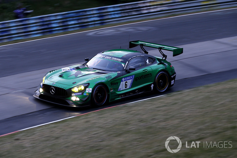 3. #6 Black Falcon Mercedes-AMG GT3: Hubert Haupt, Erik Johansson, Gabriele Piana, Nico Bastian