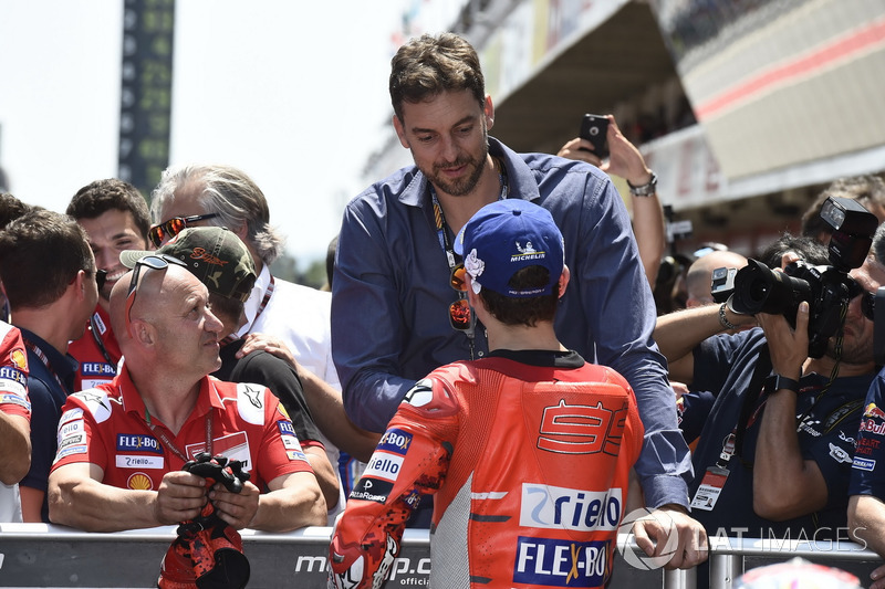 Pau Gasol, Jorge Lorenzo, Ducati Team