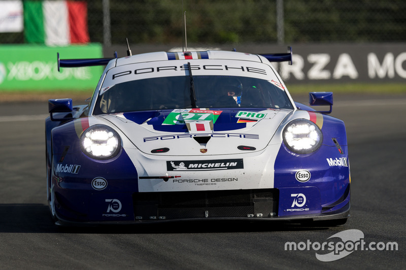 #91 Porsche GT Team Porsche 911 RSR: Richard Lietz, Gianmaria Bruni, Frédéric Makowiecki