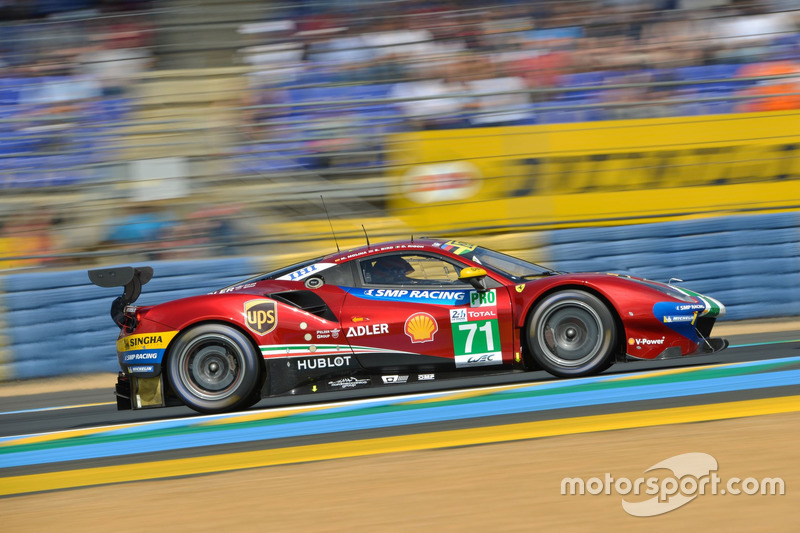 40. Давиде Ригон, Сэм Бёрд, Мигель Молина, AF Corse, Ferrari 488 GTE Evo (№71)