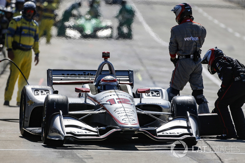 Will Power, Team Penske Chevrolet pit stop