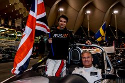 Lando Norris and David Coulthard of Team Great Britain