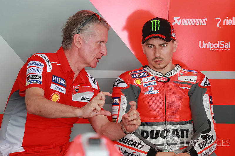 Paolo Ciabatti, Ducati Sporting Director Jorge Lorenzo, Ducati Team