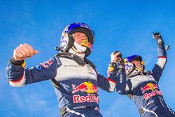 Los ganadores del Rally de MonteCarlo 2018, Sébastien Ogier, Julien Ingrassia, Ford Fiesta WRC, M-Sp