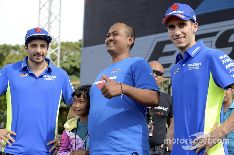 Alex Rins, Team Suzuki MotoGP, Andrea Iannone, Team Suzuki MotoGP