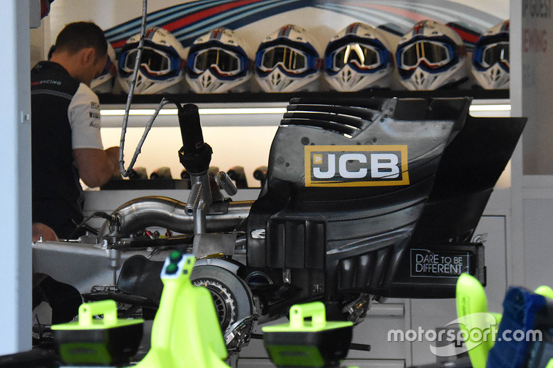 La boîte de vitesses en titane de la Williams FW41