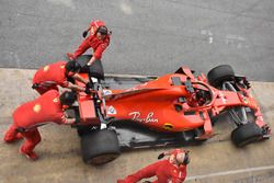 La Ferrari SF71H de Sebastian Vettel