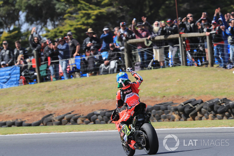 Pemenang balapan Marco Melandri, Aruba.it Racing-Ducati SBK Team