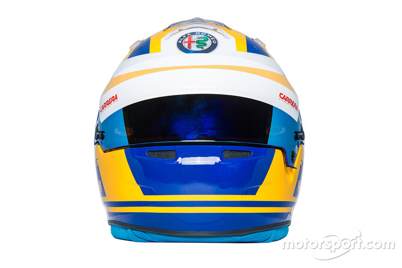 Helmet of Marcus Ericsson, Sauber