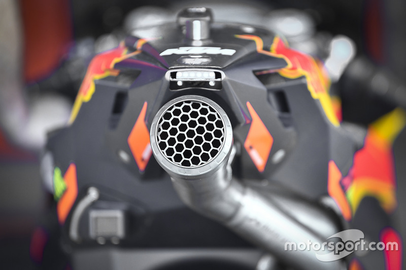 Detalle de la moto KTM MotoGP