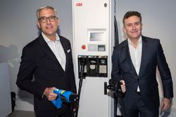 Alejandro Agag, Founder & CEO of Formula E and Ulrich Spiesshofer, CEO of ABB 