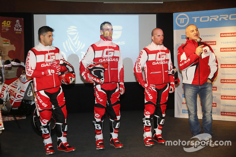 Johnny Aubert, Jonathan Barragán, Cristian España, GasGas Rally Team