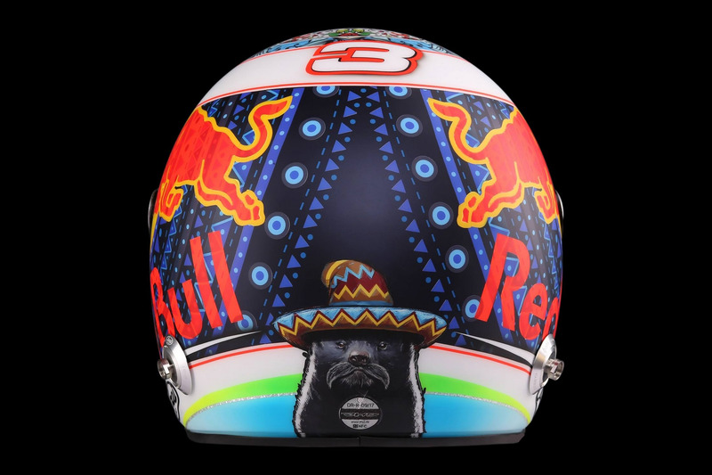 Casque spécial de Daniel Ricciardo