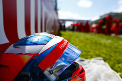 Le casque de Romain Grosjean, Haas F1 Team