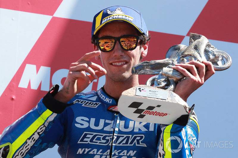 Podium: Alex Rins, Team Suzuki MotoGP