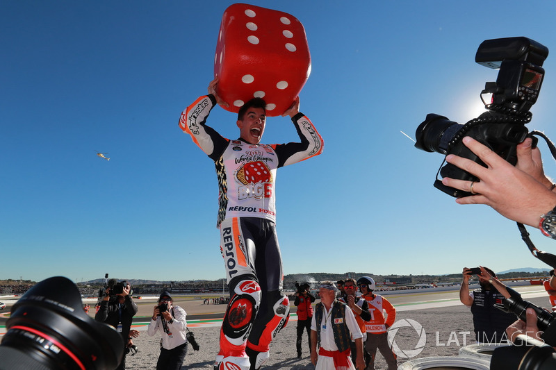 Worldchampion Marc Marquez, Repsol Honda Team celebrate