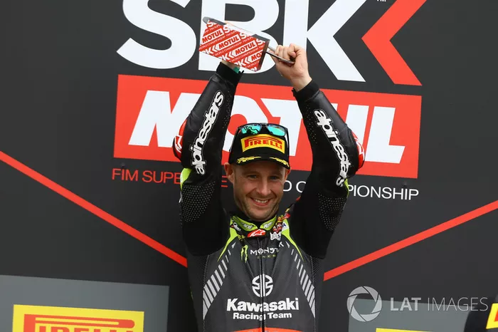 Podium: Jonathan Rea, Kawasaki Racing