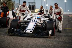 Marcus Ericsson, Sauber C37, sur la grille