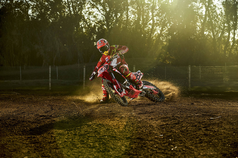 Marc Marquez à l'entraînement à Cervera, Espagne