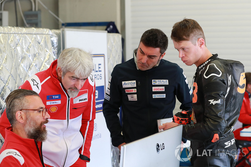 Gigi Dall'Igna, Director General de Ducati Team, Tito Rabat, Avintia Racing