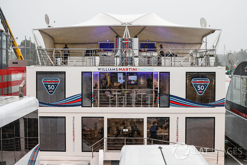 Wiliams Martini Racing motorhome