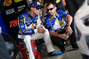 Kevin Harvick, Stewart-Haas Racing, Ford Fusion Busch Beer Throwback and Rodney Childers